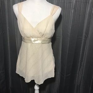 blouse in good condition cream color used once